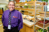 Terence Bolden, a supervisor in food service at Illinois Street Residence Halls, grew up with a family tradition of baking that became a lifelong passion.