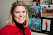 Office support specialist Wendy Gooch is in charge of making sure the inner workings of the School of Labor and Employment Relations office run smoothly. Whether shes coordinating visits from company recruiters or keeping track of student data for the graduate programs, shes always busy and enjoys her offices team atmosphere.