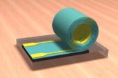Illinois researchers developed a new design paradigm for inductors. Processed while flat, the inductors then roll up on their own, taking up much less space on a chip.