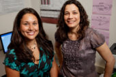 Psychology professor Edelyn Verona, right, and graduate student Naomi Sadeh have identified a specific gene associated with psychopathic tendencies.