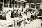 An entomology laboratory in 1889.