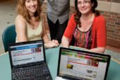 University of Illinois instructors, from left, Kate Clancy, Alex Wild and Joanne Manaster were selected to join Scientific American's new blog network.