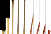 Progressive images of a mechanophore linked elastomer during tensile loading. After the polymer reaches a critical strain, a force-induced red color results from selective covalent bond cleavage in the mechanophore just prior to failure.