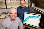 Founder Professor of Engineering Steve Granick, right, led the research team that included materials science and engineering professor Kenneth Schweizer to a better understanding of the conga dance inside a cell.