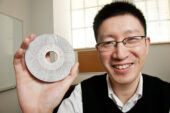 Illinois professor Nick Fang developed a two-dimensional acoustic cloak that makes objects in the center invisible to sonar and other ultrasound waves.