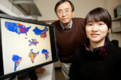 Civil and environmental engineering professor Ximing Cai, left, and graduate student Xiao Zhang performed a global analysis of marginal land that could produce biofuel crops.