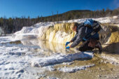 Study leader Bruce Fouke conducts research on microbes in extreme environments. His work in Yellowstone offers a basis for interpreting new research on subterranean microbes.