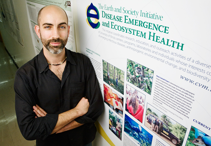 Thomas Gillespie, professor of pathobiology and of anthropology, and a McGill University colleague followed the monkeys for four years, collecting data on how far the animals ranged, what they ate and which parasites were infecting them.