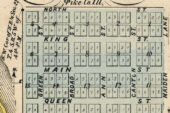 This 1872 atlas map shows the town plan of New Philadelphia as designed by Frank McWorter in 1836. McWorter, born into slavery in 1877, purchased his own and many family members' freedom and then established the frontier town in western Illinois.