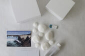 Limited Edition Niagara Falls Non Site Ria Roberts, 2011, abs plastic, acrylic, usb drives, paper, tap water, variable dimensions