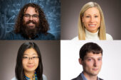 portraits of four Illinois researchers