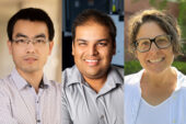 A photo collage featuring all three Sloan Fellowship awardees.