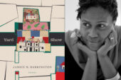Diptych image of the book cover of "Yard Show" and a black-and-white headshot of Janice Harrington.