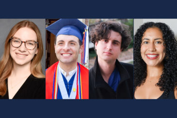 University of Illinois Urbana-Champaign students Mia Rode, Anthony Erkan, David Miller and Nadia Hernandez were offered Fulbright grants to pursue international experiences