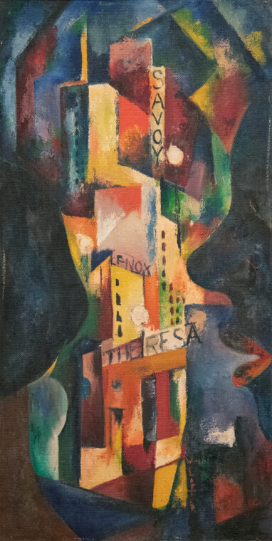 Image of the Cubist painting 