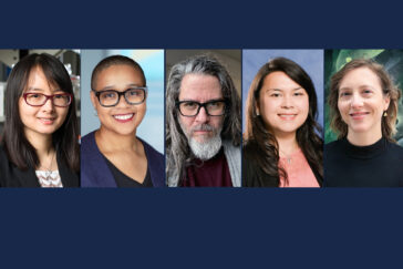 University of Illinois Urbana-Champaign professors Qian Chen, Emily Knox, Benjamin Grosser, Charee Thompson and Katy Heath were named the 2025 University Scholars.