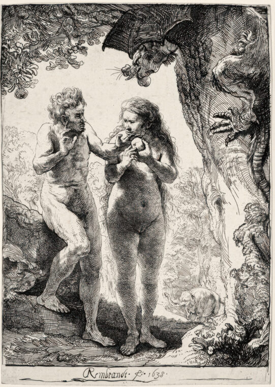 Photo of Rembrandt print 