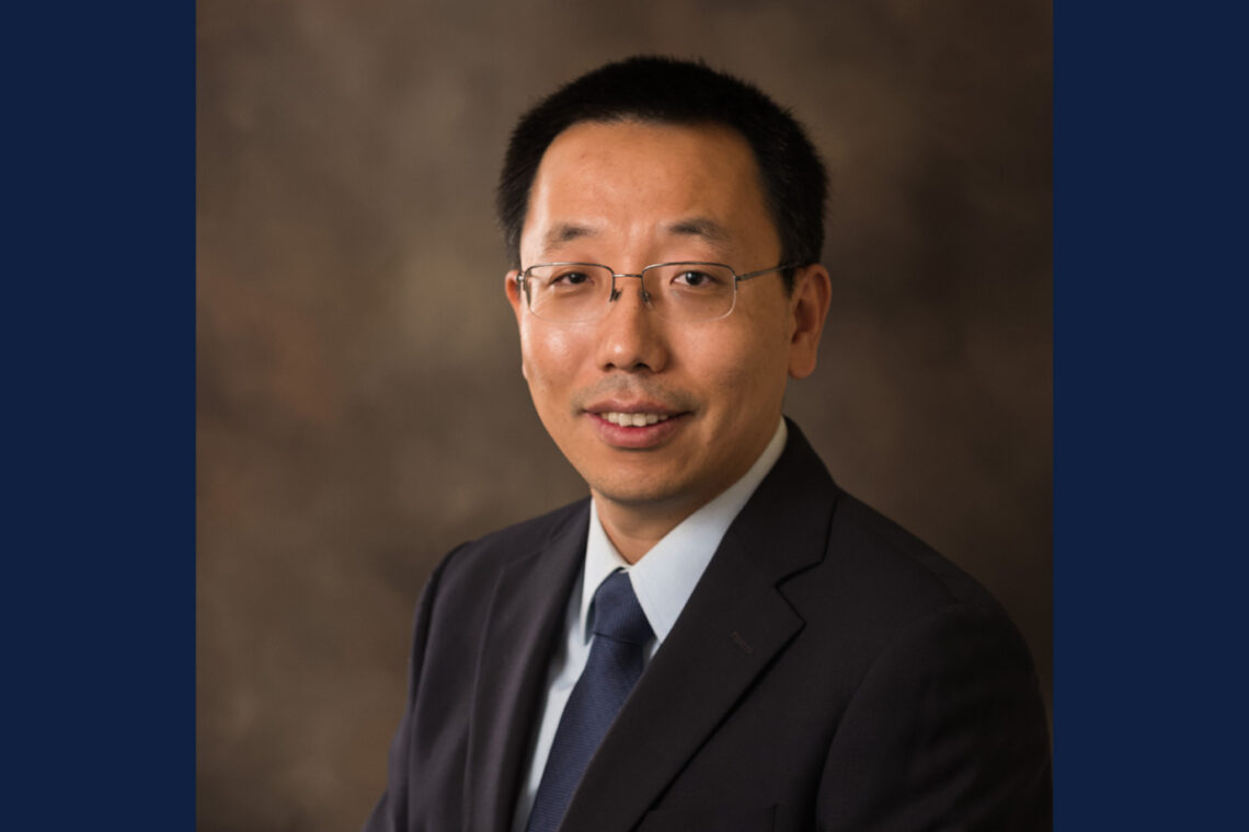 Headshot of information sciences professor Dong Wang.