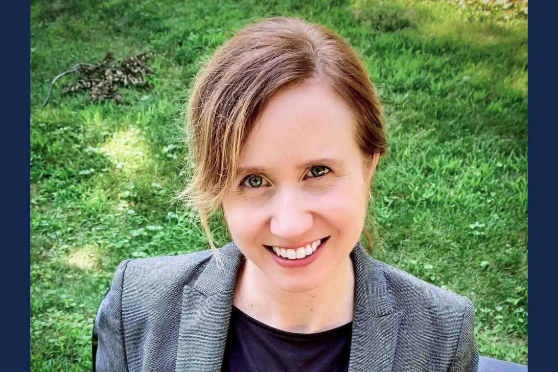 Headshot of English professor and department head Justine S. Murison