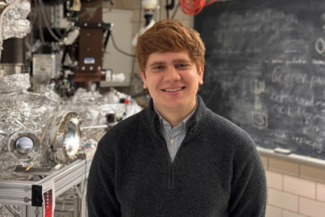 Illinois physics major David Balut is the recipient of a Churchill Scholarship. Photo by Niels de Vries.