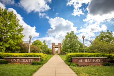 Four University of Illinois Urbana-Champaign students were awarded Barry M. Goldwater Scholarships for their potential to contribute to the advancement of research in the natural sciences, mathematics or engineering. Photo by Michelle Hassel.