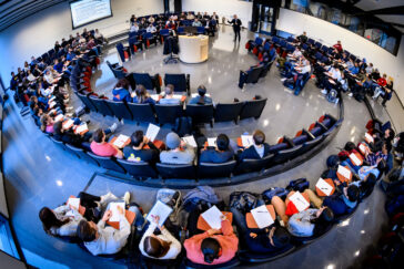Five University of Illinois Urbana-Champaign faculty members were honored by the Office of the Provost with the 2026 Campus Awards for Excellence in Faculty Leadership. Photo by Fred Zwicky