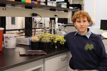 University of Illinois Urbana-Champaign junior R. Fisher Houston is one of 65 students nationwide awarded the Udall Undergraduate Scholarship. Photo provided.