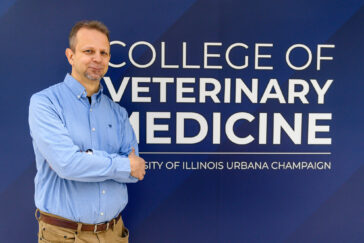 The rise of antibiotic resistance among the type of E. coli bacteria responsible for most foodborne illness is concerning because antibiotics are not advised for the infection, suggesting that the bacteria are acquiring resistance in the environment or during the food production process, said Illinois pathobiology professor Csaba Varga. Photo by Craig Pessman