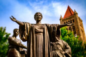 Alma Mater statue