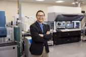 Photo of professor Zhao in the lab