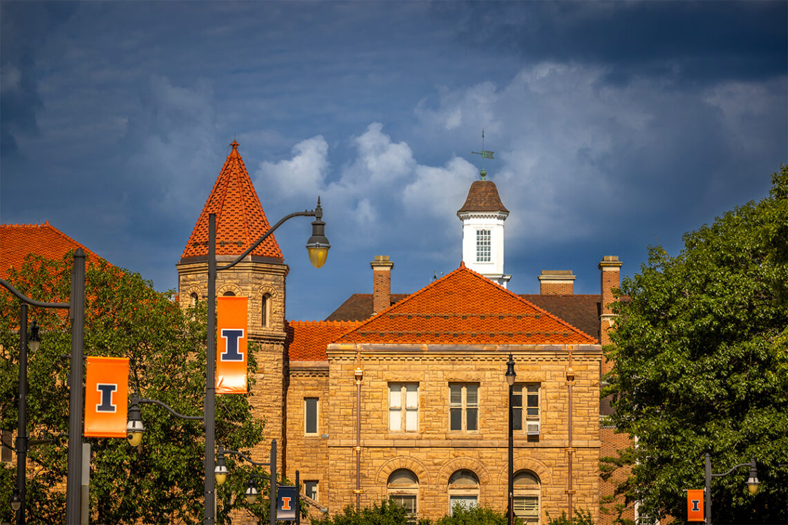 Photo of Altgeld Hall after its cleaning.