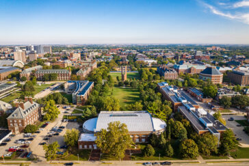 South Quad on the U. of I. campus