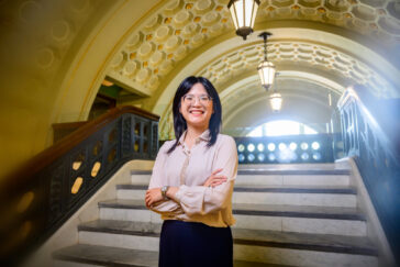 Ting-Syuan Lin is the first author of a study that examined spatial isolation and political partisanship among Asian American subgroups in the U.S.